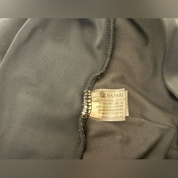 Hapari Women's Size L Black Shorts High Waist Bike Pull On - Picture 4 of 5